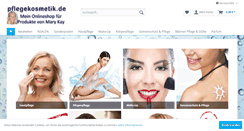 Desktop Screenshot of pflegekosmetik.de